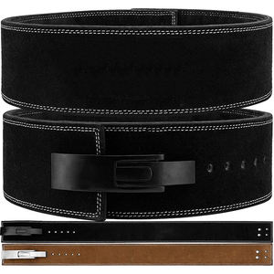 MKAS süet dana eşit genişlik deri ağır kaldırma Deadlift destek spor kaldırma kemer ağırlık kaldırma kol kemeri - Product Image 1