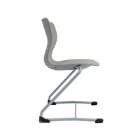 Chaises d'école universitaires modernes, sièges en plastique moulé par soufflage, sièges de collège, chaise de formation en salle de classe, mobilier scolaire, chaise cantilever