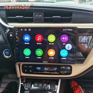 Autoradio Android 13 8+128 Go avec commande vocale IA, navigation, CarPlay sans fil pour Toyota Corolla 2013-2016, lecteur multimédia vidéo - Product Image 1