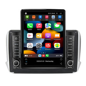 Lecteur multimédia automobile Android IPS 2.5D <span class=keywords><strong>pour</strong></span> <span class=keywords><strong>Peugeot</strong></span> <span class=keywords><strong>2008</strong></span> 208 Série 2013-2020 Lecteur DVD Lecteur vidéo automobile universel Android 2din - Product Image 1