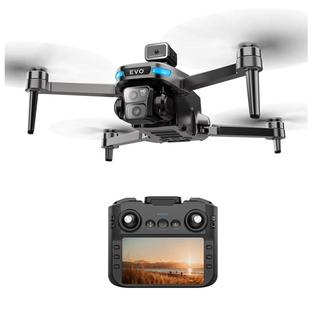 901max Screen-Control Brushless Drone Foldable Optical RC Quadcopter Dual Camera Obstacle Avoidance Made Durable Plastic