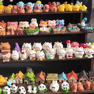 1000 disegni per terrari stile spiaggia ponte barca di pietra verde di buona fortuna angeli statue gatto mini egiziano libro di lettura figurine - Product Image 6