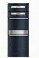 Boîte de livraison sécurisée et étanche pour colis de bureau, boîte aux lettres autonome grande capacité en métal avec serrure