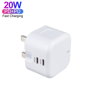 Cargador de Reino Unido Dual 20W USB C Puerto PD <span class=keywords><strong>Adaptador</strong></span> de <span class=keywords><strong>corriente</strong></span> de carga rápida 20W Tipo C Cargador de pared Enchufe del Reino Unido para <span class=keywords><strong>iPhone</strong></span> 15 14 <span class=keywords><strong>13</strong></span> <span class=keywords><strong>Pro</strong></span> <span class=keywords><strong>Max</strong></span> - Product Image 4