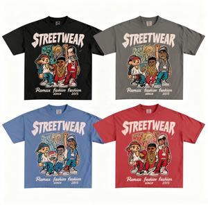 Camisetas Gráficas Extra Grandes de Alta Calidad Personalizadas con Estampado Vintage, 100% Algodón, Estilo Desgastado, Premium, para Hombre - Product Image 2