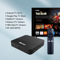 Hengli Amlogic S905Y4 4K 8K Décodage vidéo 2gb 4gb 16gb 32gb smart tv box android Ultra récepteur satellite