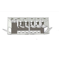 WC mobile préfabriqué de 20 pieds pour camping, toilettes publiques extérieures en conteneur, à vendre pour événements