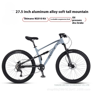 Bicicletta da Montagna Unisex ERMA <span class=keywords><strong>B</strong></span>-022 <span class=keywords><strong>26</strong></span> Pollici, 24/30 Velocità, Freno a Disco Idraulico, Telaio in Lega di Alluminio, Forcella Anteriore Bloccabile - Product Image 6