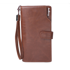 Baellerry di <span class=keywords><strong>Lusso</strong></span> di Marca Degli Uomini <span class=keywords><strong>Portafogli</strong></span> Lungo Degli Uomini Della Borsa di Sesso Maschile Frizione Portafoglio In Pelle Con Cerniera Con Maniglia Della Cinghia - Product Image 1