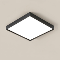 Éclairage intérieur pour bureau à domicile 30W 40W 50W 60W 80W Aluminium moulé sous pression SMD Slim Square Round Plafonnier Led Panel Light