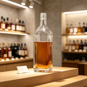 Bouteille personnalisée <span class=keywords><strong>de</strong></span> 200 ml en verre <span class=keywords><strong>noir</strong></span> en forme <span class=keywords><strong>de</strong></span> crâne pour <span class=keywords><strong>vodka</strong></span>, gin, whisky, brandy, rhum, tequila, spiritueux avec bouchon en liège - Product Image 6