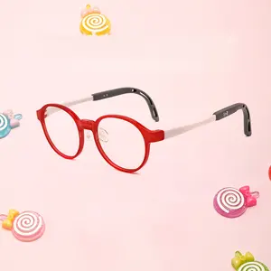 批发现成现货混合廉价透明眼镜架tr90硅胶儿童镜架眼镜