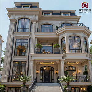 โครงอะลูมิเนียมอัลลอยด์หนา ดีไซน์ฝรั่งเศส เปิดแนวนอน กันน้ำ กันลม เหมาะสำหรับห้องน้ำ บ้านวิลล่าสูงหลายชั้น - Product Image 2