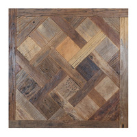 Parquet en bois ancien Chevron en bois d'orme et parquet en bois de récupération, conçu pour la décoration de maisons anciennes