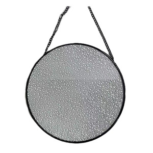 Pendentifs décoratifs suspendus en verre transparent peints à la main, capture de la lumière du soleil pour impression UV, designs personnalisés et écologiques - Product Image 2