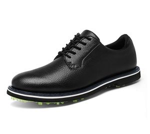 Chaussures de golf professionnelles haut de gamme en cuir véritable imperméables avec crampons pour hommes toutes saisons - Product Image 4