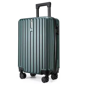 Roda Universal tas bepergian koper bagasi bagasi kapasitas besar ritsleting kata sandi tas troli keras