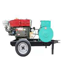 Générateur à aimants permanents compact et léger IP54, puissance 10 kW, courant 14,5 A, triphasé 380 V, boîtier en aluminium moulé, 100 % cuivre