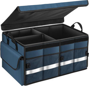 Factory Custom Auto Storage Bag BSCI Certified Portable BSCI Certified <b>CAR</b> STORAGE BOX for Ladies Adjustable Apartments Picnics - Product Image 1