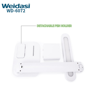<span class=keywords><strong>Lampe</strong></span> de bureau <span class=keywords><strong>LED</strong></span> rechargeable pour la lecture, économe en énergie et protectrice des yeux, avec porte-crayons et port USB - Product Image 5