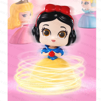 Meilleur cadeau pour les petites filles : Figurine de princesse dansante à remonter, jouet populaire de dessin animé en boîte mystère pour distributeur automatique, article très vendu