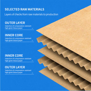 Vente en gros de boîtes postales ondulées kraft brun imprimées personnalisées, emballage de sous-vêtements de marque privée pour lingerie, fourrure, commande en gros - Product Image 6