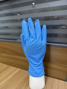 Gants jetables en nitrile de qualité industrielle, sans latex, à texture diamant, épais et résistants, 8 mil, pour mécaniciens automobiles, vente en gros, Jiangsu - Product Image 5