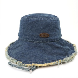 Conyfea Sombrero de Pescador de Mezclilla para Mujer, Primavera Verano, Lavado, de Ala Ancha, Protección Solar, Gorra de Moda para Exteriores - Product Image 3