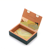 Coffrets cadeaux biodégradables en papier d'art de gaufrage rigide de luxe pour les dates de Baklava