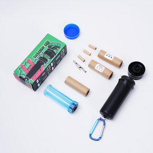 Caja de color de papel de cigarrillo en forma de linterna OEM de fábrica Juego de liar cigarrillos 3,7*3,7*11cm Kit de liar cigarrillos ABS de cuatro colores - Product Image 2