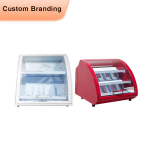 Meisda SC15 <strong>Counter</strong> <strong>Top</strong> Mini Chocolate <strong>Fridge</strong> 15L LED Light for Convenience Store Display Cooler with Single Door - Product Image 1
