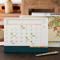Calendrier mural de bureau personnalisé 365 jours, calendrier personnalisé OEM, impression sur papier artistique