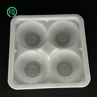 Boîtes à tartelettes multi-compartiments en PP, matériaux recyclés, emballage alimentaire pour épicerie, plateau à tartelettes