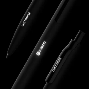 KACO ספארק Custom ג 'ל עטים 1 עט עם נוסף 2 מילוי LED אור עד מותאם אישית לייזר לוגו משרד בית הספר נייח 0.5mm בסדר נקודה