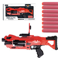 Pistolets jouets automatiques de conception personnalisée de taille multicolore en gros pour garçon pistolet à mousse jouet de jeux de tir électrique