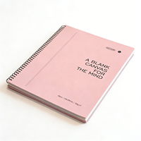 Carnet à spirales A5 personnalisé en gros, couverture rigide imperméable, 100 feuilles, agenda hebdomadaire pour étudiants et usage professionnel - Cadeau