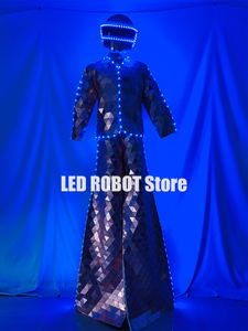 Zancos de espejo con luz LED rosa para escenario Halloween Pascua <span class=keywords><strong>Bar</strong></span> Fiestas de baile <span class=keywords><strong>Flamenco</strong></span> personalizable - Product Image 3