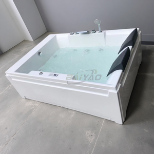 Bañera de Hidromasaje BAIYAO <span class=keywords><strong>para</strong></span> 2 Personas, <span class=keywords><strong>Jacuzzi</strong></span> Interior con Motor Eléctrico de 1 HP, Bomba de Agua con Certificación CE, Bañera de Hidromasaje <span class=keywords><strong>para</strong></span> Hotel - Product Image 5