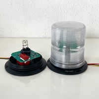 Hochintensives Weißes Notfall-Blitzlicht 4"/6" PC-Lampengehäuse Xenon-Spiralröhre Stroboskoplampe Bergbau Schwerlast-LKW Warnleuchte