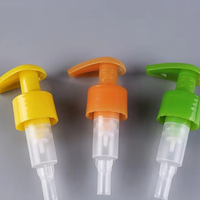 Pompe à émulsion cosmétique en plastique PP 24/410 avec tête de pompe à interrupteur gauche/droite, compatible détergent, durable et rechargeable pour bouteilles