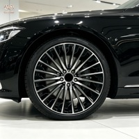 Jantes en alliage d'aluminium tuning 19 pouces, à rayons argentés, pour berlines et SUV, déport personnalisé, bicolores, sur mesure, commandes en gros