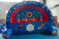 Jeux de tir gonflables pour fêtes foraines, cibles flottantes, jeu de tir Nerfwall, tir à la cible gonflable