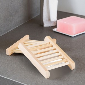 Premium Quality Acacia Wood <b>Soap</b> <b>Holder</b> with Drain Groove Durable Bathroom <b>Soap</b> Tray for Daily Use Available for Sale - Product Image 4
