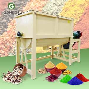 Mezcladora Industrial Horizontal de Acero Inoxidable con Cinta Transportadora, Mezcladora de Polvo Seco con Paletas, Precio - Product Image 1