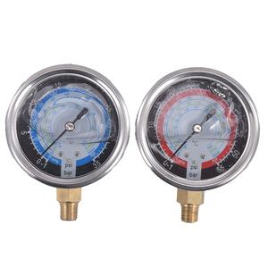 냉매 압력 게이지 R404A R407C R22 R134a R32 R410a 냉동 싱글 다이얼 저압 또는 고압 테스트 - Product Image 3