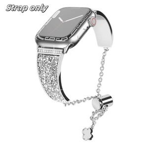 <span class=keywords><strong>Bracelet</strong></span> de montre universel en métal perlé de style bohème |   Pour toutes les séries de montres <span class=keywords><strong>Apple</strong></span> et Samsung |   Multi-tailles |   Personnalisable - Product Image 4