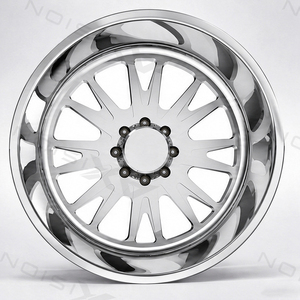 Jantes de camion forgées 20x12 22x14 26x16, jantes à rayons fendus polies 8x165.1 8x170 8x180 pour RAM 2500 Ford F-250 Silverado GMC Sierra - Product Image 2