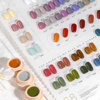 Gel de peinture à ongles longue tenue, effet dégradé naturel, soyeux et lisse, gel de peinture à ongles à neuf grilles, sans essuyage, gel de tapotement