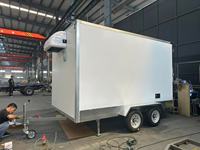 Nouvelle remorque frigorifique mobile manuelle de 5 tonnes de Chine, norme Euro 6, plage de température de -25°C pour le stockage des légumes