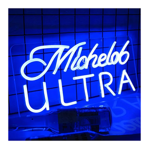 Venta al por mayor Led logo Light DONT OVER THINK SHIT Letrero de neón Michelob Ultra Wedding Dropshipping Letrero de neón para la decoración del hogar del dormitorio - Product Image 6